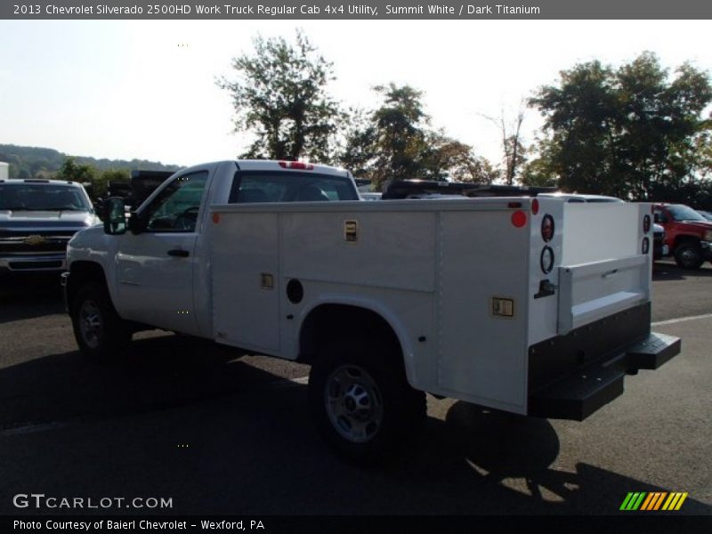 Summit White / Dark Titanium 2013 Chevrolet Silverado 2500HD Work Truck Regular Cab 4x4 Utility