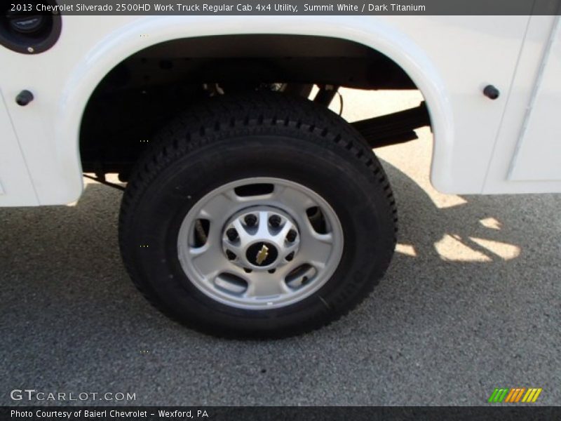 Summit White / Dark Titanium 2013 Chevrolet Silverado 2500HD Work Truck Regular Cab 4x4 Utility
