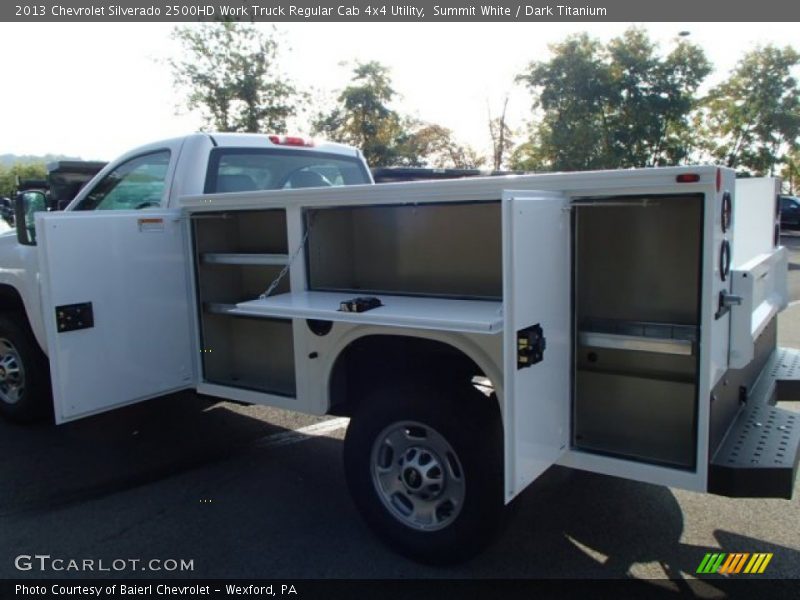 Summit White / Dark Titanium 2013 Chevrolet Silverado 2500HD Work Truck Regular Cab 4x4 Utility
