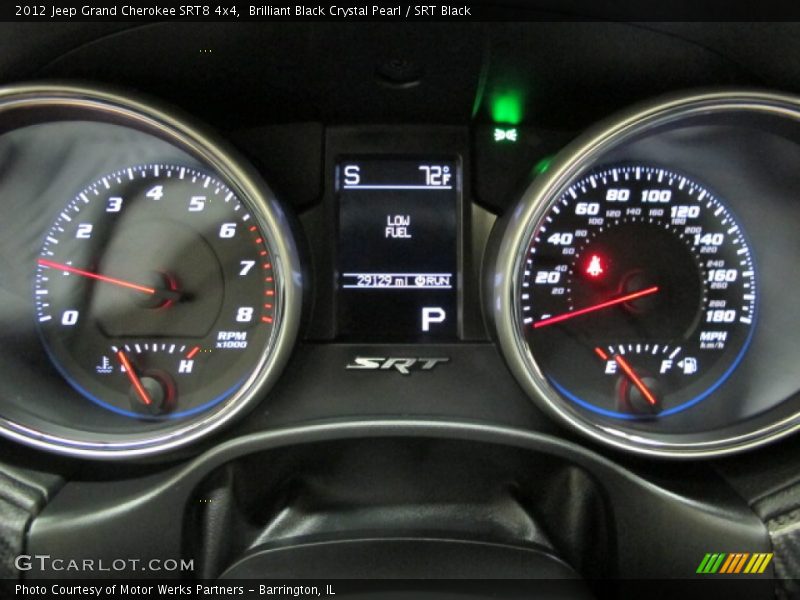  2012 Grand Cherokee SRT8 4x4 SRT8 4x4 Gauges