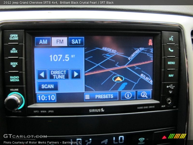 Brilliant Black Crystal Pearl / SRT Black 2012 Jeep Grand Cherokee SRT8 4x4