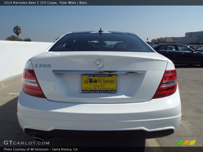 Polar White / Black 2014 Mercedes-Benz C 250 Coupe