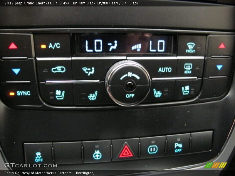 Brilliant Black Crystal Pearl / SRT Black 2012 Jeep Grand Cherokee SRT8 4x4