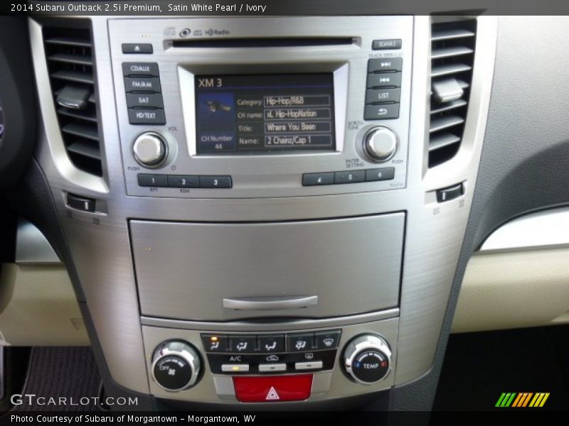 Satin White Pearl / Ivory 2014 Subaru Outback 2.5i Premium