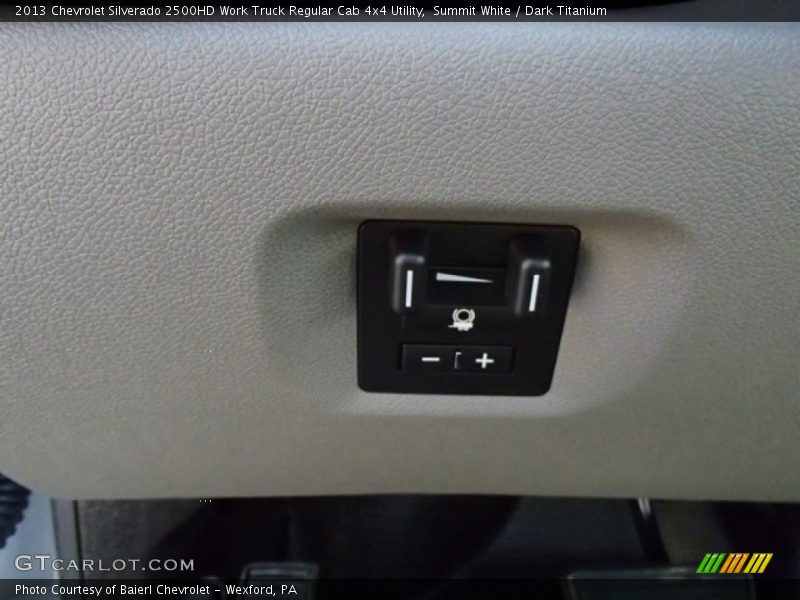 Summit White / Dark Titanium 2013 Chevrolet Silverado 2500HD Work Truck Regular Cab 4x4 Utility