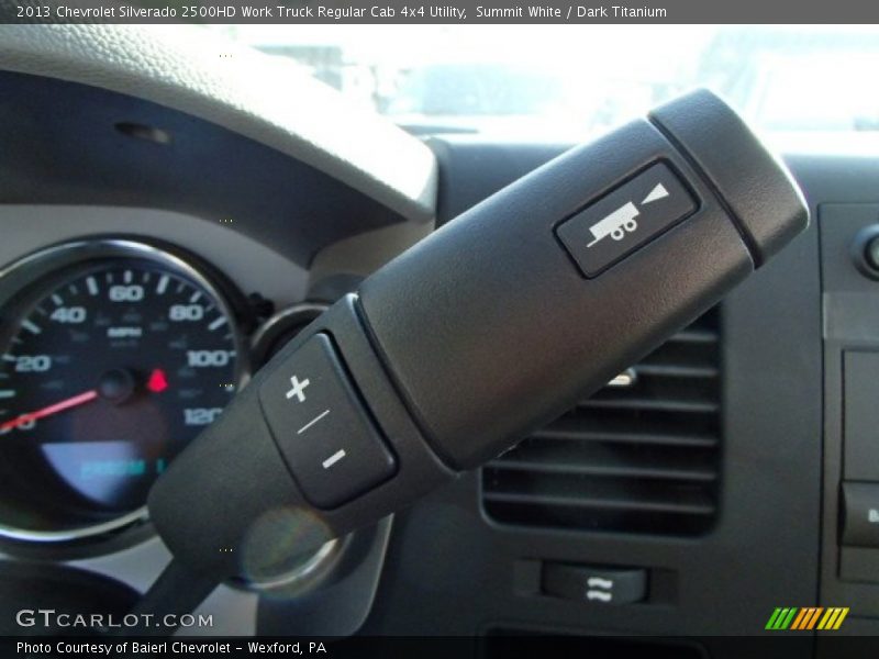 Summit White / Dark Titanium 2013 Chevrolet Silverado 2500HD Work Truck Regular Cab 4x4 Utility