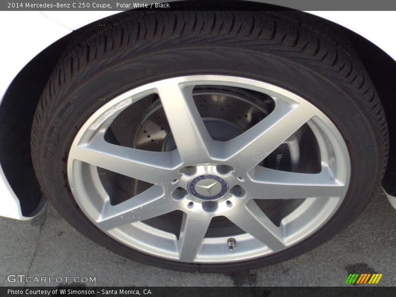 Polar White / Black 2014 Mercedes-Benz C 250 Coupe