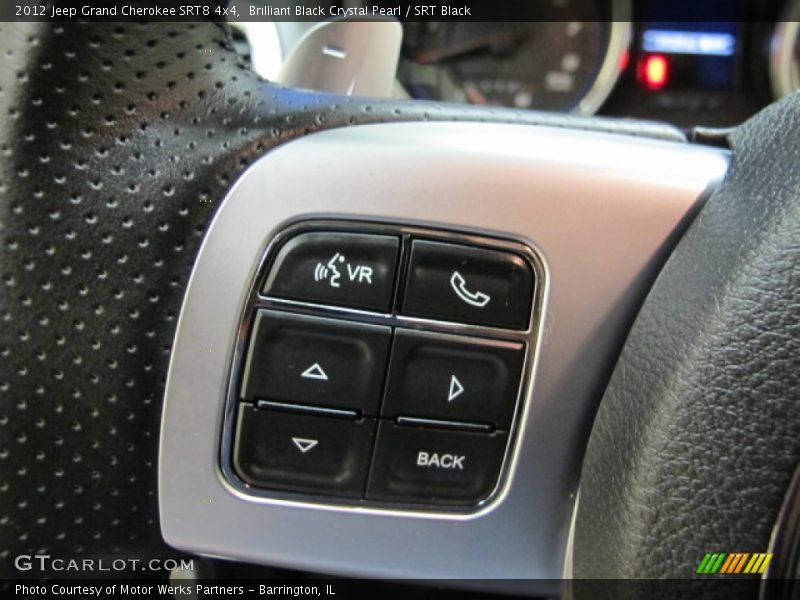 Controls of 2012 Grand Cherokee SRT8 4x4
