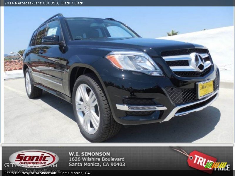 Black / Black 2014 Mercedes-Benz GLK 350