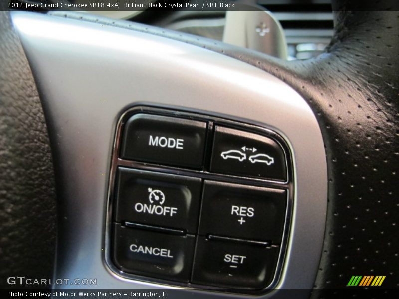 Controls of 2012 Grand Cherokee SRT8 4x4
