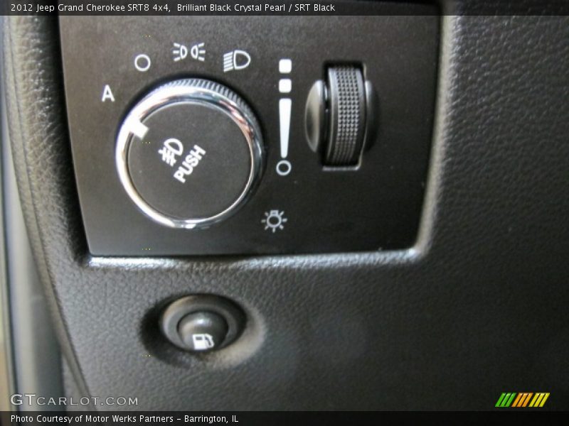 Controls of 2012 Grand Cherokee SRT8 4x4