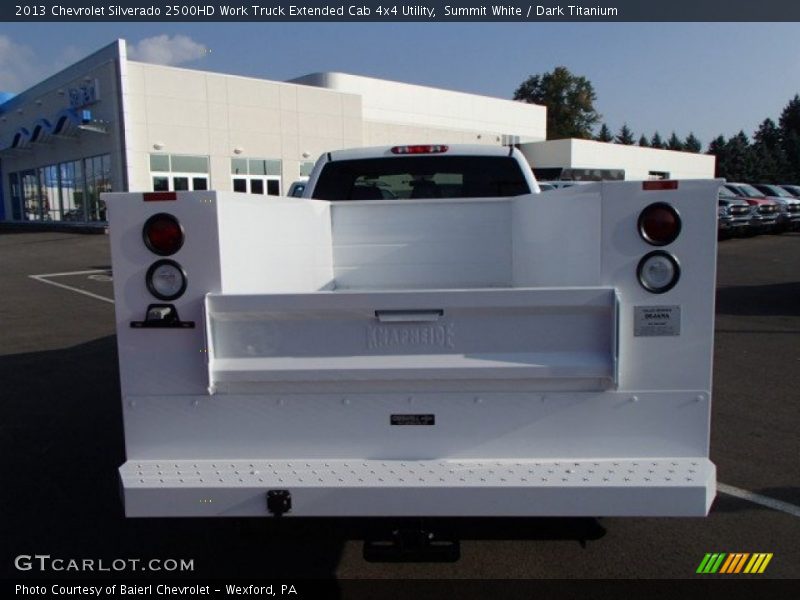 Summit White / Dark Titanium 2013 Chevrolet Silverado 2500HD Work Truck Extended Cab 4x4 Utility