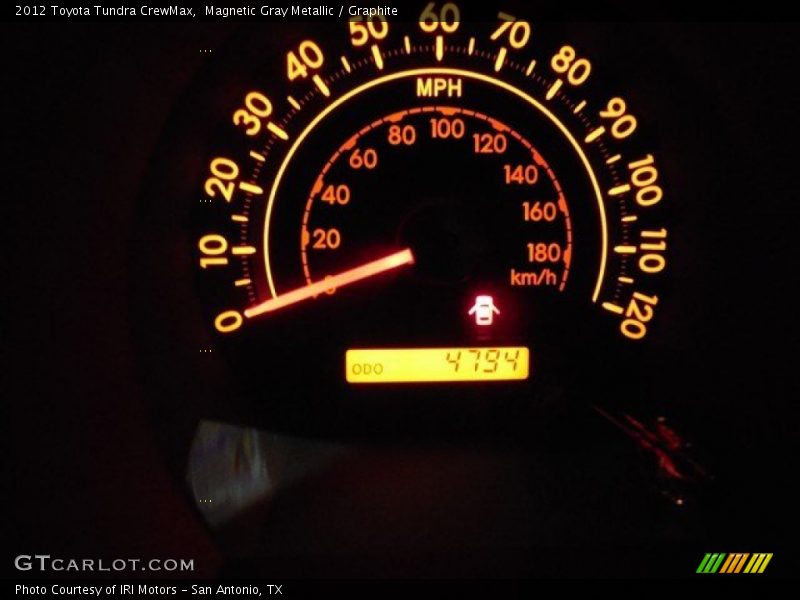 Magnetic Gray Metallic / Graphite 2012 Toyota Tundra CrewMax