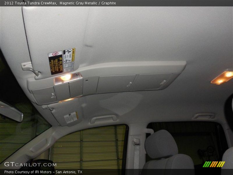 Magnetic Gray Metallic / Graphite 2012 Toyota Tundra CrewMax
