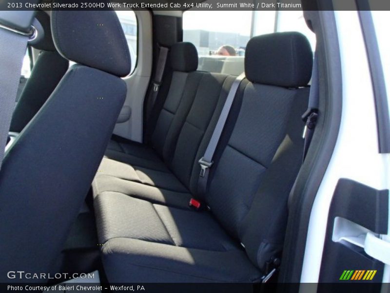 Summit White / Dark Titanium 2013 Chevrolet Silverado 2500HD Work Truck Extended Cab 4x4 Utility