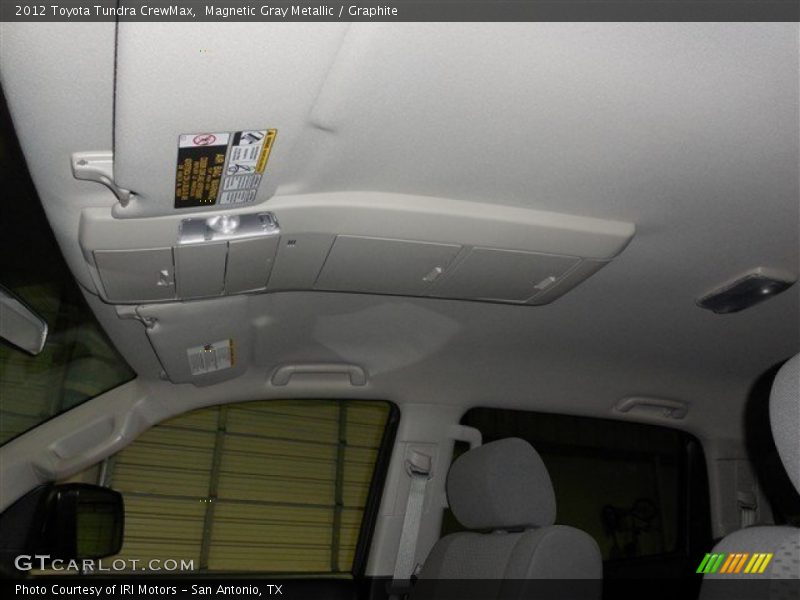 Magnetic Gray Metallic / Graphite 2012 Toyota Tundra CrewMax