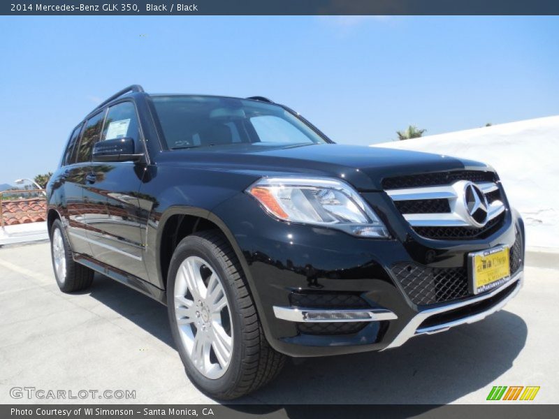 Black / Black 2014 Mercedes-Benz GLK 350