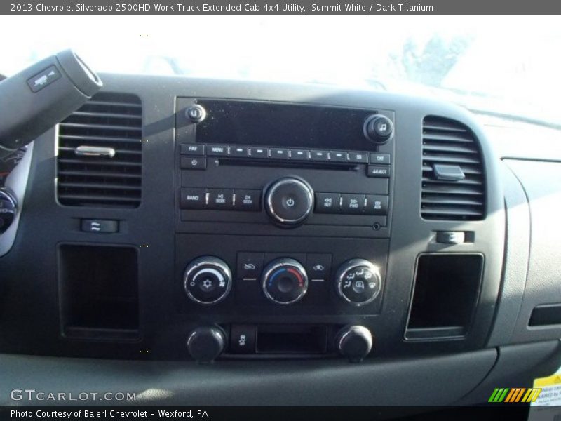 Summit White / Dark Titanium 2013 Chevrolet Silverado 2500HD Work Truck Extended Cab 4x4 Utility