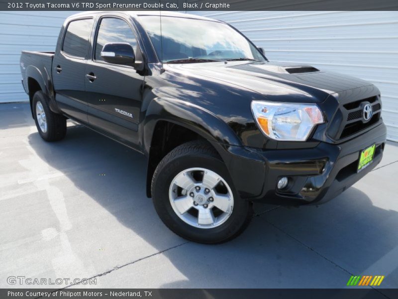 Black / Graphite 2012 Toyota Tacoma V6 TRD Sport Prerunner Double Cab
