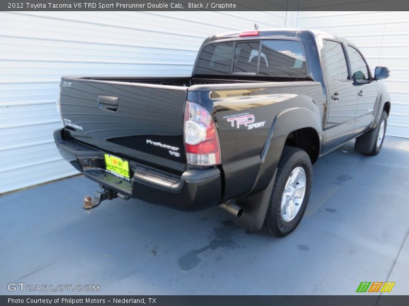 Black / Graphite 2012 Toyota Tacoma V6 TRD Sport Prerunner Double Cab