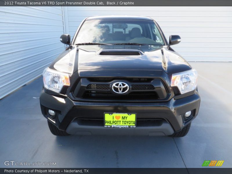 Black / Graphite 2012 Toyota Tacoma V6 TRD Sport Prerunner Double Cab