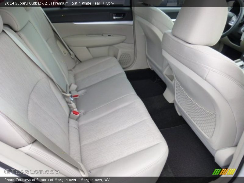 Satin White Pearl / Ivory 2014 Subaru Outback 2.5i Premium