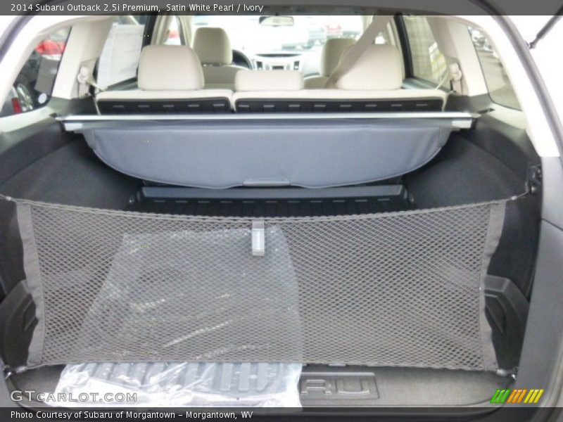 Satin White Pearl / Ivory 2014 Subaru Outback 2.5i Premium