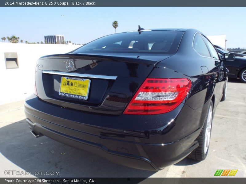 Black / Black 2014 Mercedes-Benz C 250 Coupe