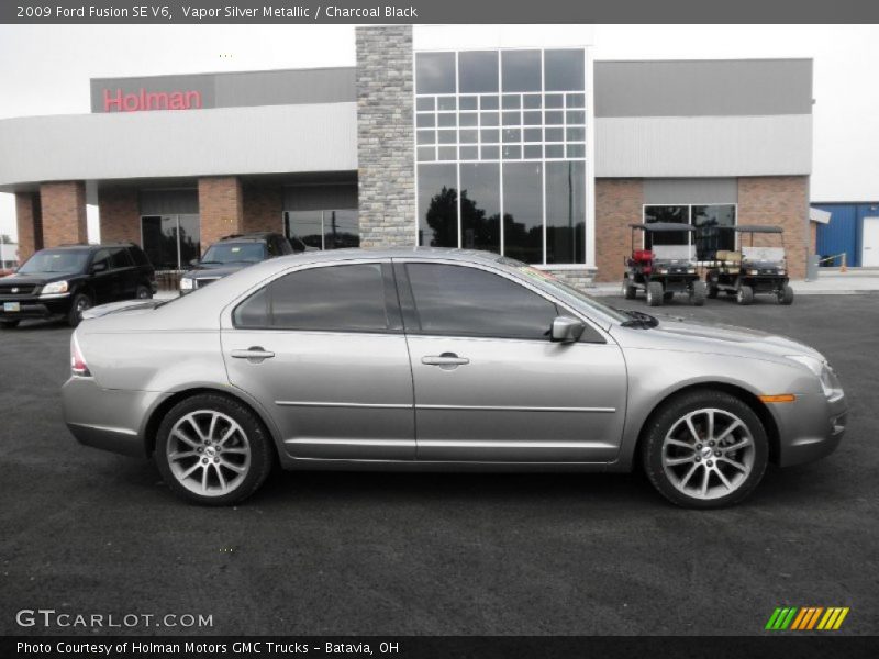 Vapor Silver Metallic / Charcoal Black 2009 Ford Fusion SE V6
