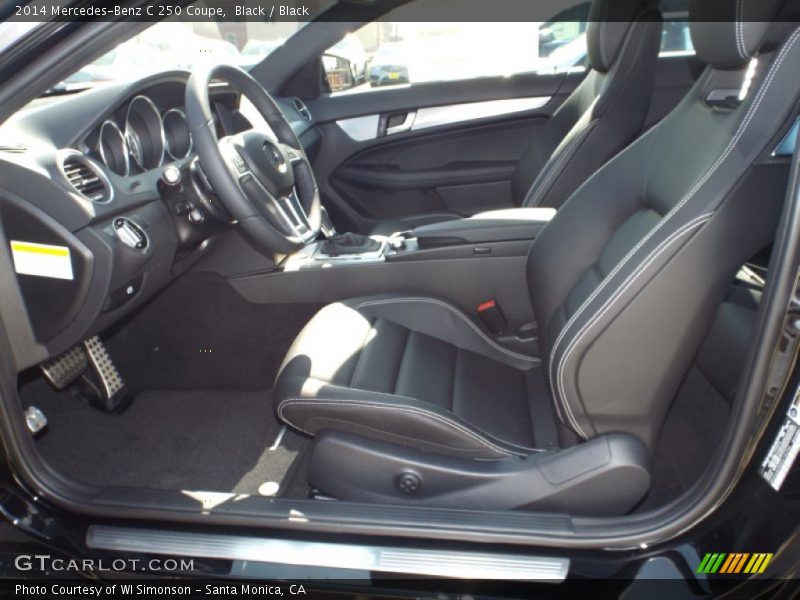 Black / Black 2014 Mercedes-Benz C 250 Coupe