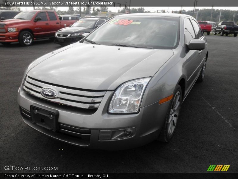 Vapor Silver Metallic / Charcoal Black 2009 Ford Fusion SE V6