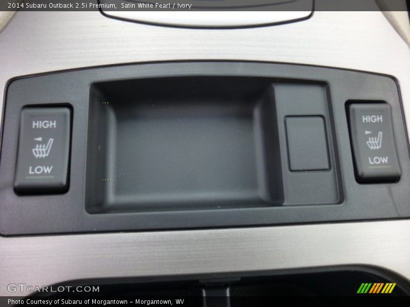 Satin White Pearl / Ivory 2014 Subaru Outback 2.5i Premium