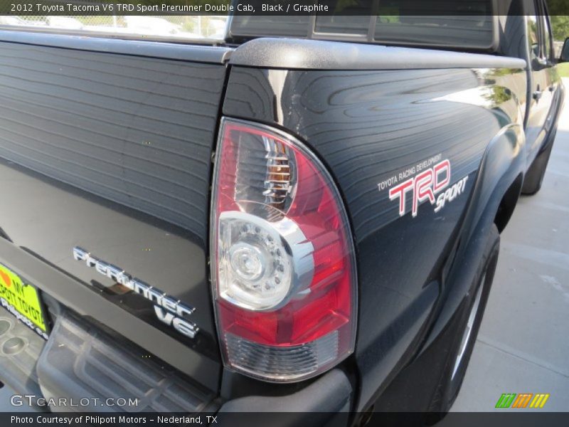Black / Graphite 2012 Toyota Tacoma V6 TRD Sport Prerunner Double Cab