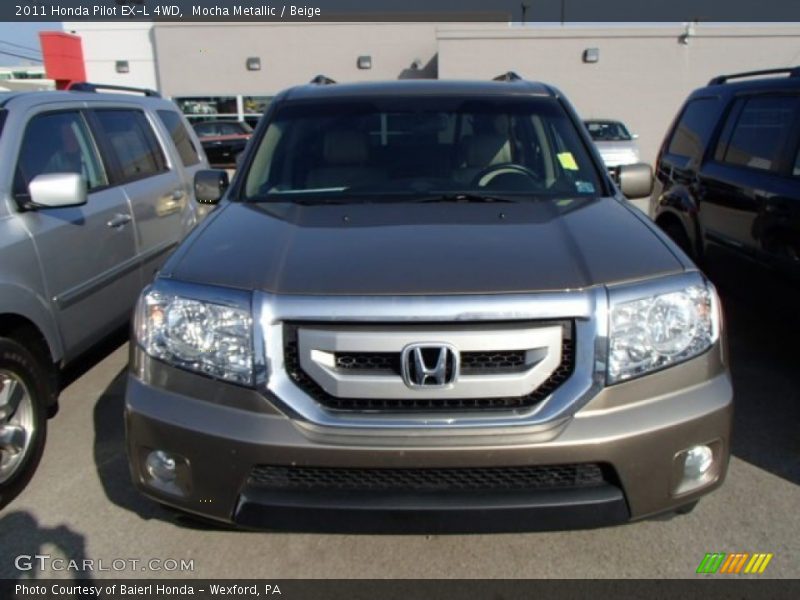 Mocha Metallic / Beige 2011 Honda Pilot EX-L 4WD