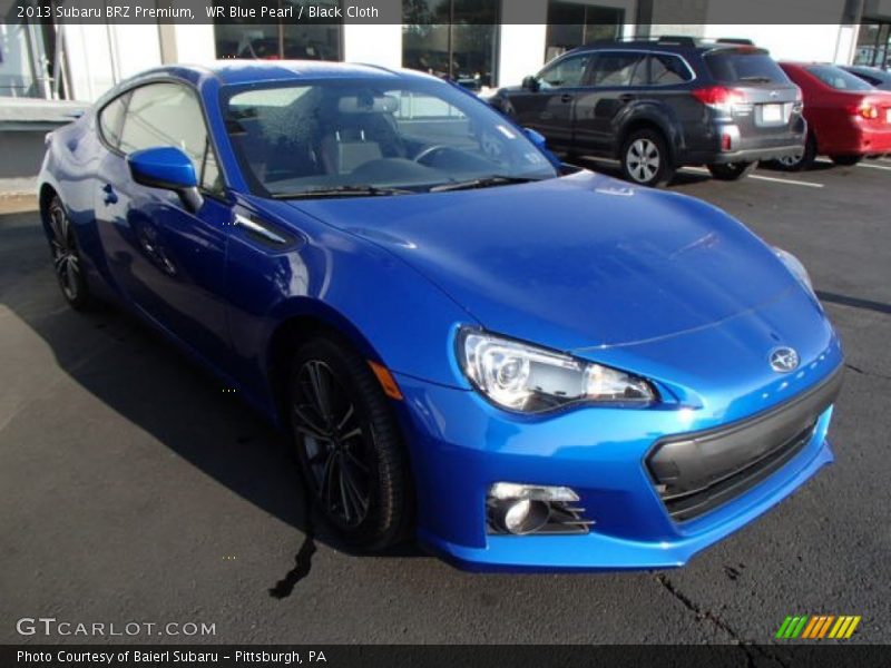 WR Blue Pearl / Black Cloth 2013 Subaru BRZ Premium