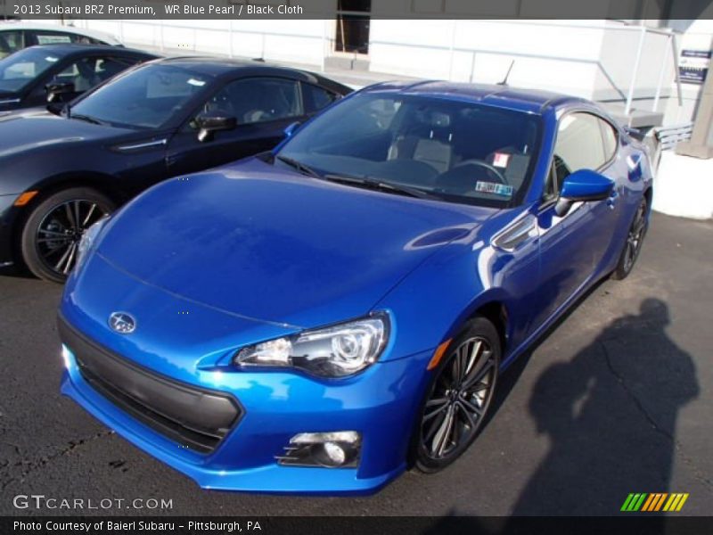 WR Blue Pearl / Black Cloth 2013 Subaru BRZ Premium