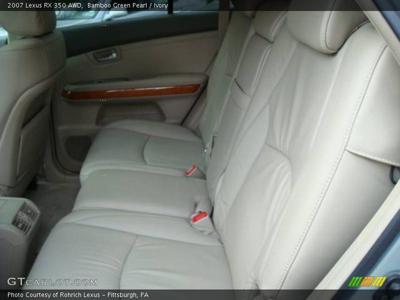 Bamboo Green Pearl / Ivory 2007 Lexus RX 350 AWD