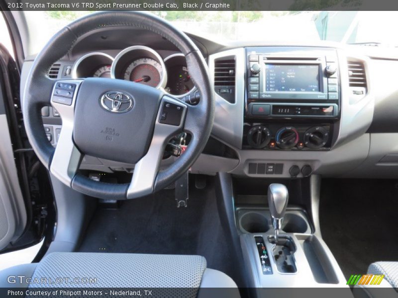 Black / Graphite 2012 Toyota Tacoma V6 TRD Sport Prerunner Double Cab
