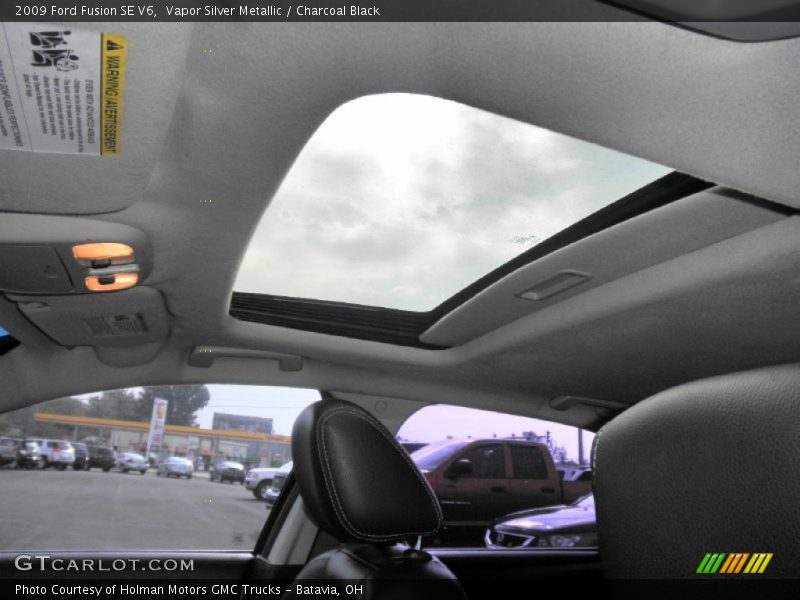 Vapor Silver Metallic / Charcoal Black 2009 Ford Fusion SE V6