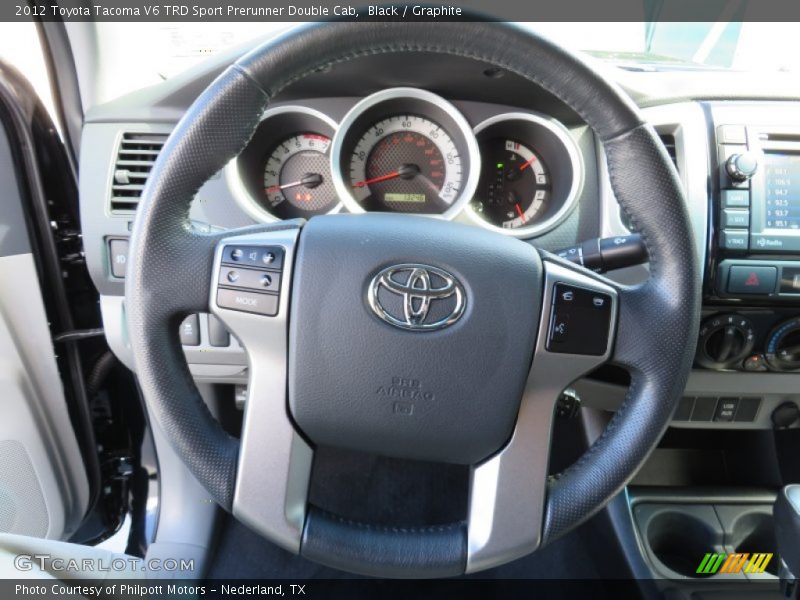 Black / Graphite 2012 Toyota Tacoma V6 TRD Sport Prerunner Double Cab