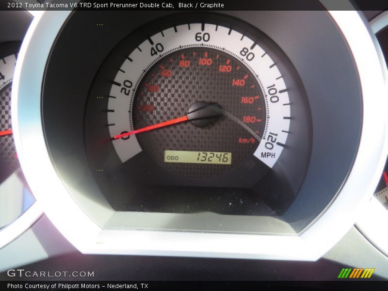 Black / Graphite 2012 Toyota Tacoma V6 TRD Sport Prerunner Double Cab