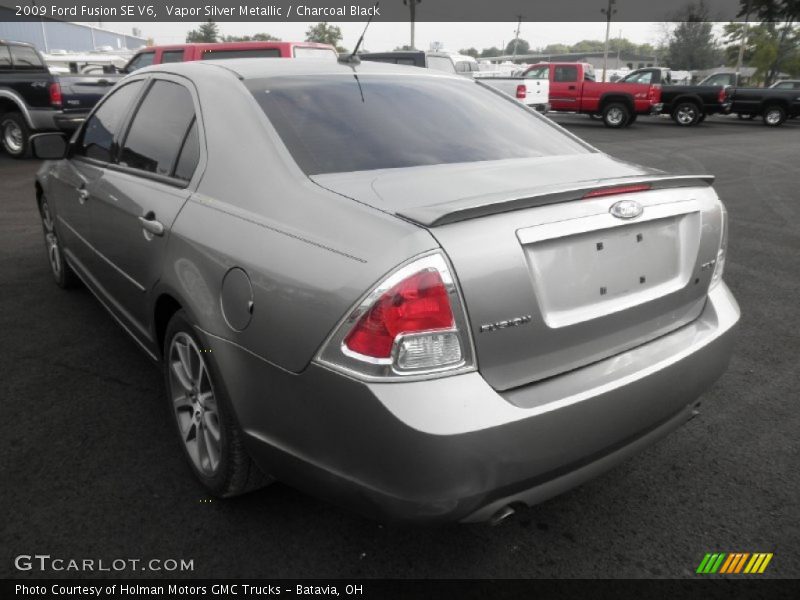 Vapor Silver Metallic / Charcoal Black 2009 Ford Fusion SE V6