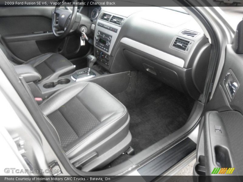 Vapor Silver Metallic / Charcoal Black 2009 Ford Fusion SE V6