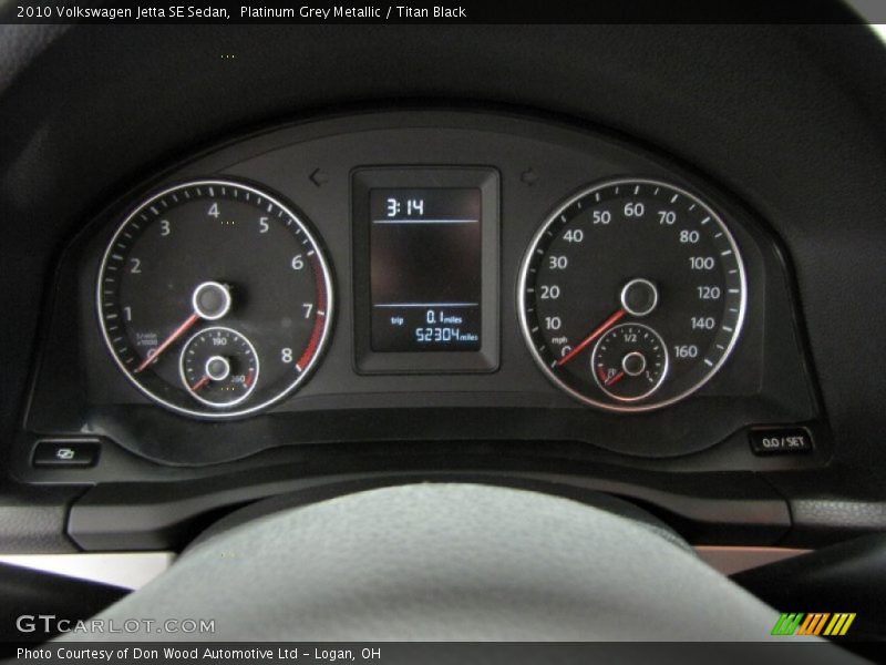 Platinum Grey Metallic / Titan Black 2010 Volkswagen Jetta SE Sedan