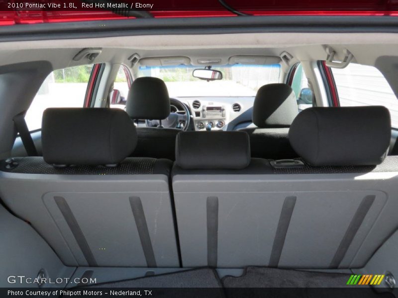 Red Hot Metallic / Ebony 2010 Pontiac Vibe 1.8L