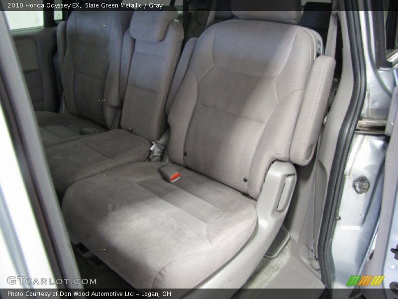 Slate Green Metallic / Gray 2010 Honda Odyssey EX
