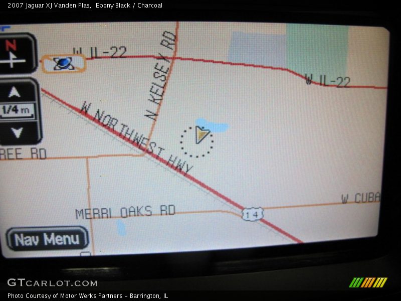 Navigation of 2007 XJ Vanden Plas