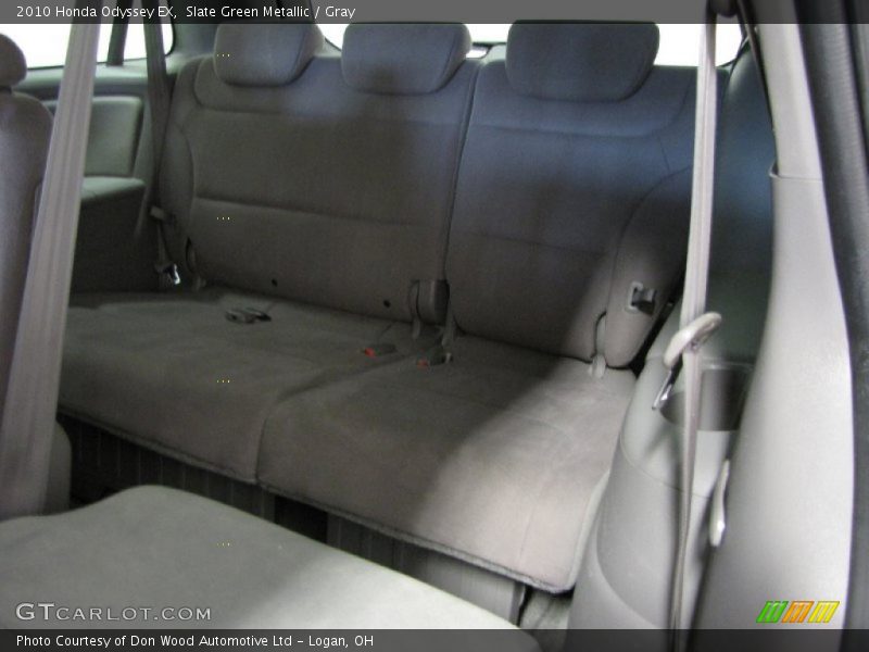 Slate Green Metallic / Gray 2010 Honda Odyssey EX