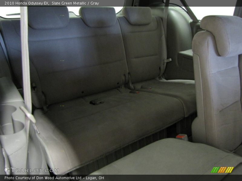 Slate Green Metallic / Gray 2010 Honda Odyssey EX