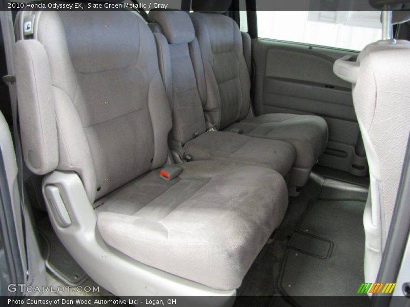 Slate Green Metallic / Gray 2010 Honda Odyssey EX